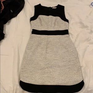 Banana Republic black and tweed dress